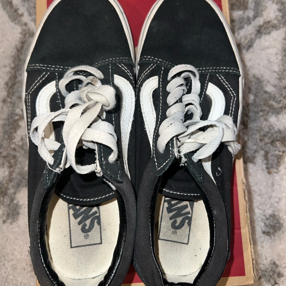 old school black and white vans